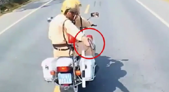 Xôn xao clip CSGT Lạng Sơn dùng súng dừng xe đang lưu thông