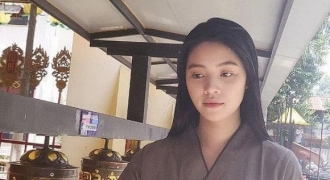Sau tai tiếng, Jolie Nguyễn lên chùa, gương mặt mặt nhợt nhạt thiếu thần sắc