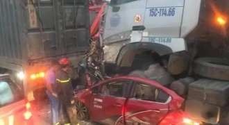 Tài xế container khai do buồn ngủ đã gây ra tai nạn khiến 3 người tử vong tại Long Biên