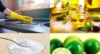 5 mẹo hay giúp xử lý sạch vết dầu mỡ bám khi nấu ăn
