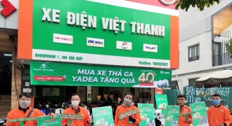 Xe điện Việt Thanh khuyến mãi giảm giá tới 40% dịp Giáng sinh
