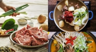 Canh khoai tây hầm xương Hàn Quốc thơm ngon nhờ cách nấu này