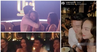 HOT: Quốc Trường – Minh Hằng thân mật, công khai ôm hôn trong bar