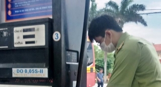 Nam Định: Đình chỉ cửa hàng xăng dầu không đảm bảo chất lượng