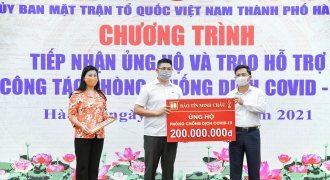 Bảo Tín Minh Châu ủng hộ 200 triệu đồng phòng chống dịch COVID-19