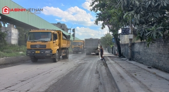 Quảng Ninh: Dân ‘kêu trời’ trước hàng loạt xe trọng tải lớn vận chuyển đất đá