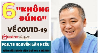 Giám đốc Bệnh viện Đại học Y Hà Nội chỉ 6 điều “KHÔNG ĐÚNG” về Covid-19