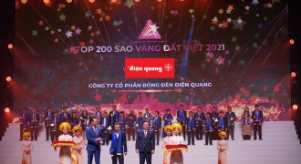 Điện Quang giữ vững phong độ khi tiếp tục nhận giải Sao Vàng Đất Việt