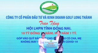 Golf Long Thành tài trợ 10 tỷ đồng hỗ trợ các em nhỏ mồ côi do Covid-19