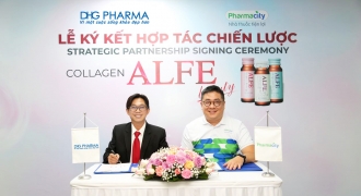 Chuỗi nhà thuốc Pharmacity và Dược Hậu Giang hợp tác phân phối độc quyền Collagen nước ALFE