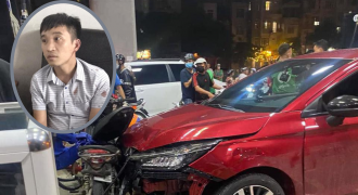 Tin mới nhất về vụ ô tô đâm cây xăng đường Láng - Hà Nội: Lái xe uống rượu tại sinh nhật bạn