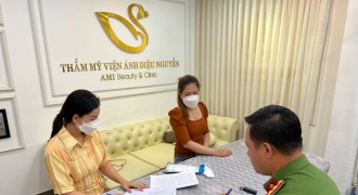 Thẩm mỹ viện Ánh Diệu Nguyễn - Đà Nẵng nâng mũi, cắt mí mắt khi chưa có giấy phép