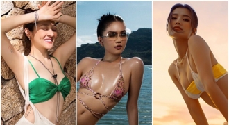 Mỹ nhân Việt “náo loạn” MXH bằng loạt ảnh bikini nóng bỏng dịp nghỉ lễ