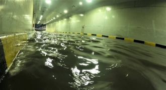 Hầm chui hàng trăm tỷ ở Đà Nẵng ngập nước sau mưa lớn