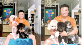 Lý Hùng tuổi 53 sống lành mạnh, chơi với thú cưng cho đỡ cô đơn