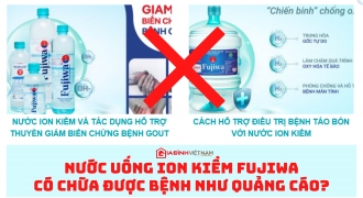 Nước uống ion kiềm Fujiwa được quảng cáo có thể chữa bệnh