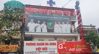 Phòng khám ĐK Việt Đức - Bắc Ninh quảng cáo rầm rộ, 