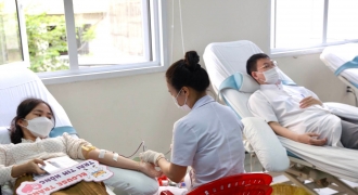 Hơn 200 y bác sỹ trẻ Bệnh viện Trung ương Huế tham gia hiến máu