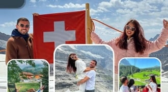 Theo chân gia đình Hà Anh khám phá cảnh đẹp như mơ ở Thuỵ Sĩ