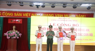 Công an tỉnh Quảng Ninh sáp nhập nhiều đơn vị trực thuộc