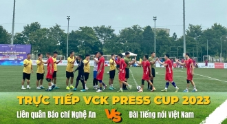 Tường thuật VCK Press Cup 2023: Liên quân báo chí Nghệ An - Đài tiếng nói Việt Nam