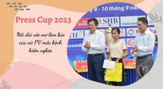 BTC Press Cup 2023 góp sức, nối dài ước mơ làm báo của nữ PV mắc bệnh hiểm nghèo