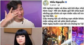 Nghệ sĩ Việt hành động vì vụ cháy nhà ở Hà Nội