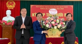 Phó giám đốc Sở LĐTB&XH tỉnh Nghệ An làm Chủ tịch UBND huyện Quỳ Châu