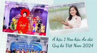 Á hậu 1 Hoa hậu Áo dài Quý bà Việt Nam 2024: “Phụ nữ cần đẹp từ trí tuệ đến tâm hồn”