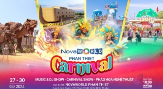 Lễ hội Carnival NovaWorld Phan Thiet đại lễ 30/4 dự báo ‘bùng nổ’ lượt khách
