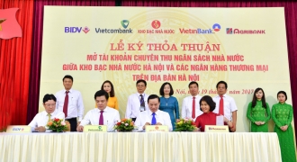 Vietcombank triển khai thanh toán song phương với KBNN trên địa bàn Tp Hà Nội