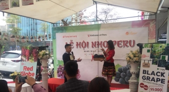 Tuần lễ Nho Peru tại Hà Nội: Cơ hội mua nho giá 99 ngàn đồng/kg