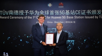 Huawei đạt được chứng nhận CE-TEC đầu tiên trên thế giới cho các sản phẩm 5G