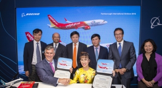 Boeing và Vietjet ký Hợp đồng mua 100 máy bay  B737 Max