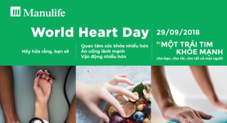 Manulife hợp tác với Hiệp hội tim mạch thế giới nâng cao nhận thức về sức khoẻ tim mạch 
