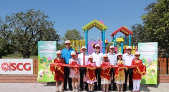SCG xây dựng sân chơi chất lượng cao cho trẻ em xã Long Sơn, Bà Rịa Vũng Tàu
