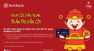 Mua vàng ngày vía thần tài bằng thẻ tín dụng SeAbank