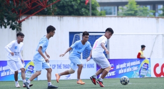 91 trường THPT Hà Nội tham gia giải bóng đá tranh Cup Number 1 Active 2018