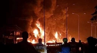 Thông tin mới vụ xe bồn bốc cháy tại Bình Phước: Đã xác đinh được danh tính lái xe