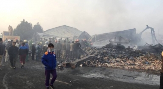 Phát hiện 1 người tử vong trong vụ cháy nhà máy kẹo ở Thanh Hóa