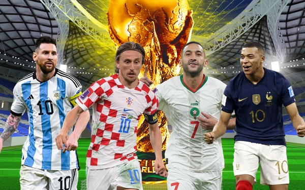 Lịch thi đấu và trực tiếp bán kết FIFA World Cup 2022: Argentina vs Croatia, Pháp vs Ma-rốc