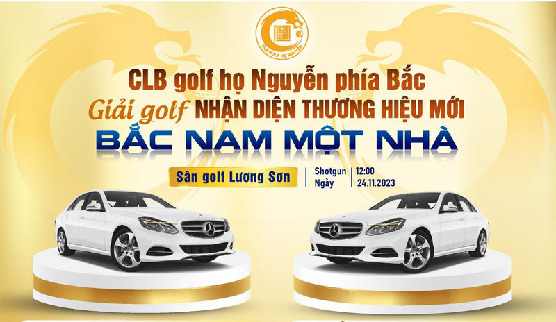 CLB golf họ Nguyễn tổ chức giải nhận diện thương hiệu mới 'Bắc Nam một nhà'