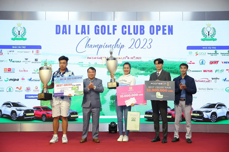 Hàng chục giải thưởng trao tay golfer tại giải Dai Lai Golf Club Open Championship 2023