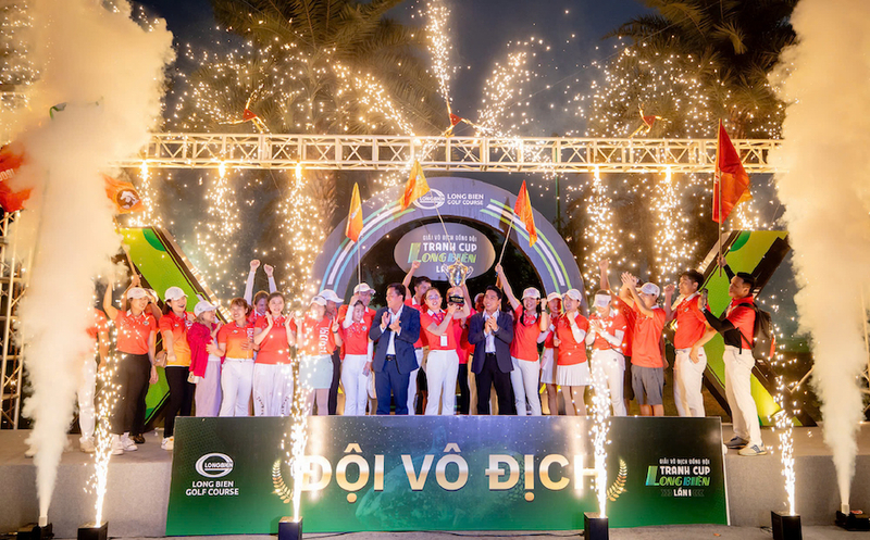 CLB Golf Lộ Bàng Thổ vô địch giải Đồng đội Tranh cup Long Biên 2024