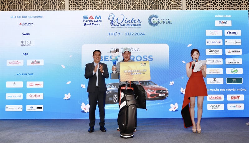 Golfer Song Chung Hume vô địch giải SAM Tuyền Lâm Winter Championship 2024