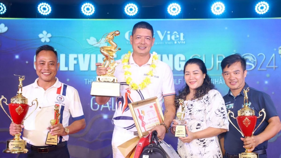 Golfer Bình Minh vô địch giải GolfViet Spring Cup 2024