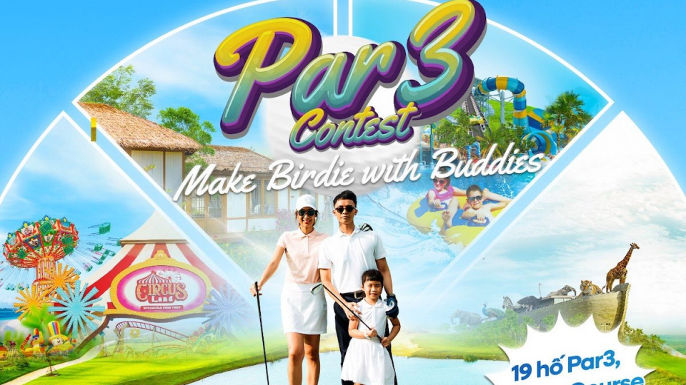 Giải Golf Contest Par 3 Contest lần đầu tiên được tổ chức tại Việt Nam
