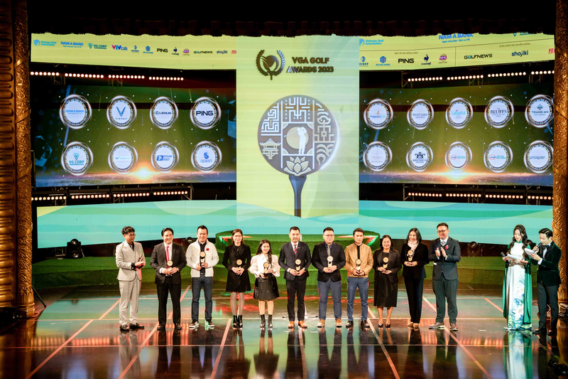 Hiệp hội Golf Việt Nam tổ chức lễ trao giải VGA Golf Awards 2023 và công bố hệ thống giải đấu năm 2024