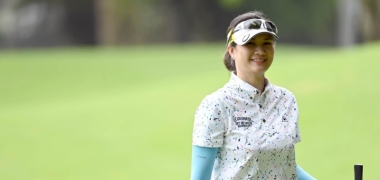 Hoa khôi bóng chuyền Kim Huệ muốn trở thành golfer chuyên nghiệp
