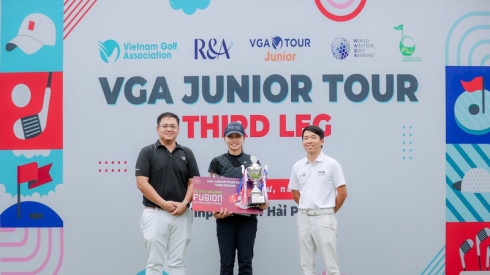 Lê Chúc An vô địch Chặng 3 VGA Junior Tour 2024